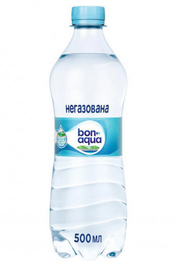 Вода минеральная негазированная 0,5л., 12шт./уп., пластиковая бутылка Bonaqva - фото 2