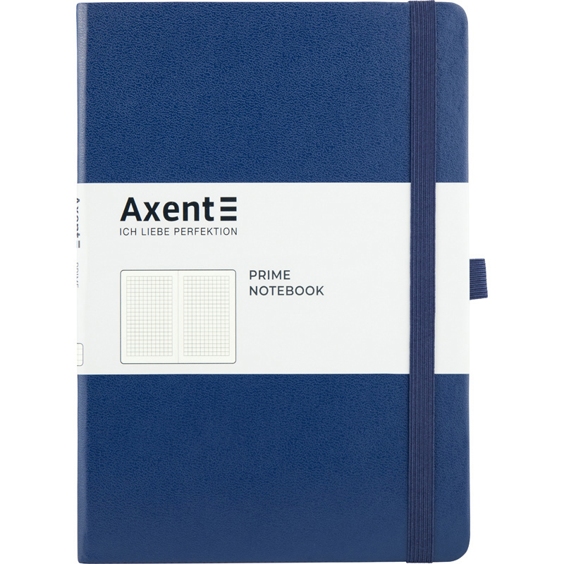 Книга записная Partner Prime А5 (145*210мм.), 96л, клетка, син. Axent - фото 8