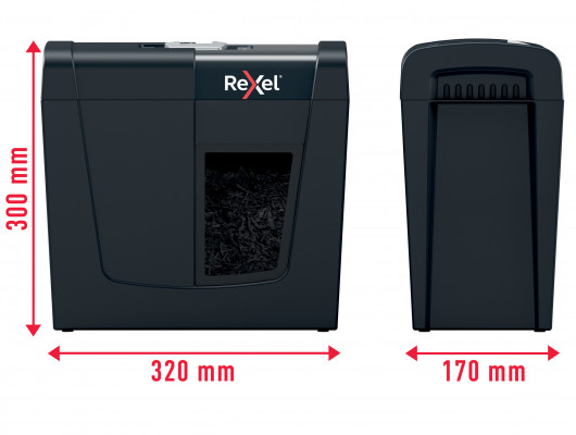 Уничтожитель документов Secure X6, P4 6 листов, перекрестная резка, корзина 10л Rexel - фото 9