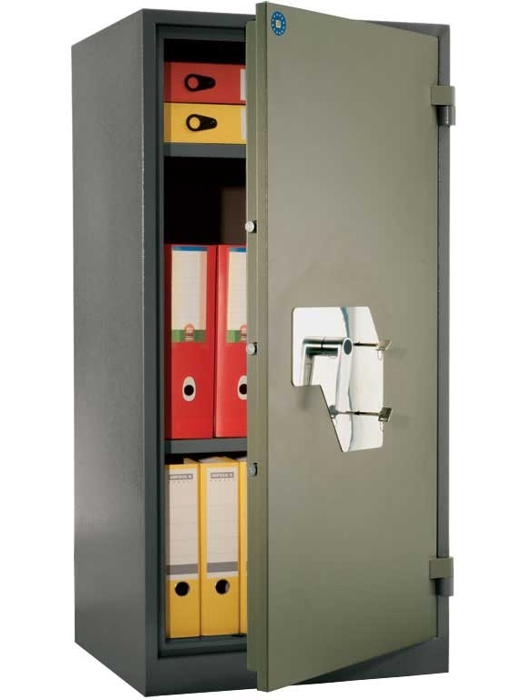 Шкаф огнестойкий 2полки, 1 дверь (1220*600*520мм.) метал., два замка, коричн. Valberg - фото 1