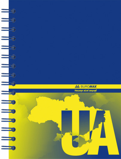 Зошит на спіралі А6, 96арк., клітинка, 