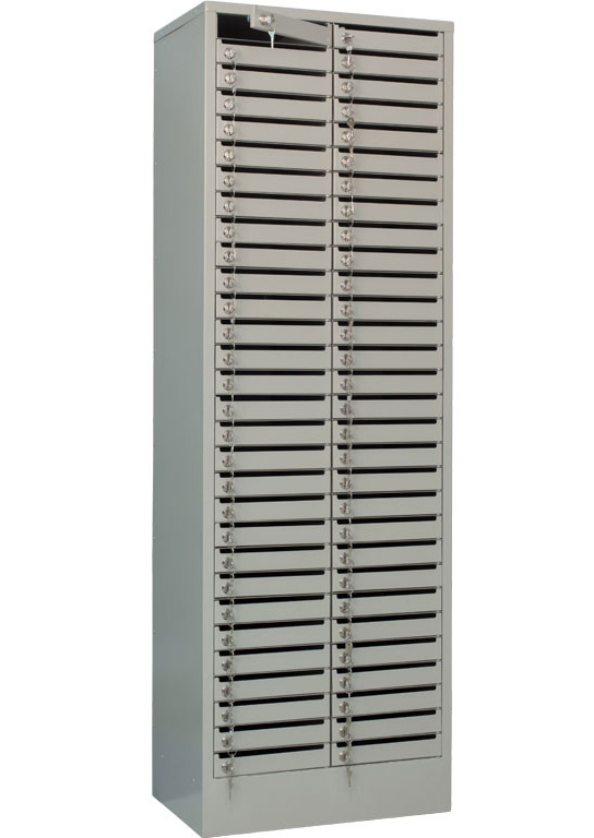 Шафа абонентська, 60ячеек з замками (1803*600*408мм.) Метал., сірий Практик - фото 2