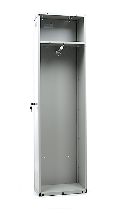 Шафа для роздягалень, прістовна секція (1830*275*500мм) метал., замок, сірий Практик - фото 2