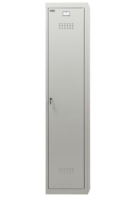 Шкаф для раздевалок, 1 дверь, Усиленный (1830*400*500мм) метал., замок Доп. модуль, серый Практик - фото 4