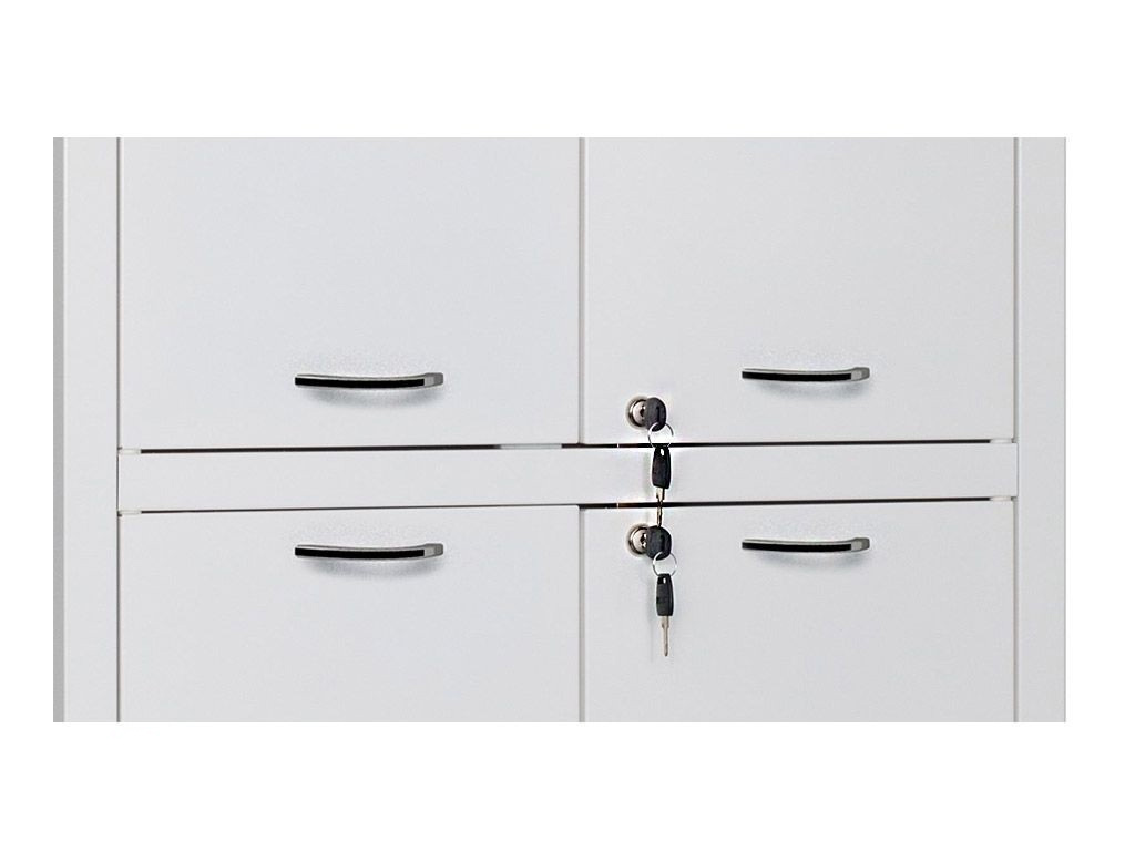 Шафа медична HILFE MD 4 двері, 4 полки (1655/1755*700*320) метал., замок, біл. Hilfe - фото 2