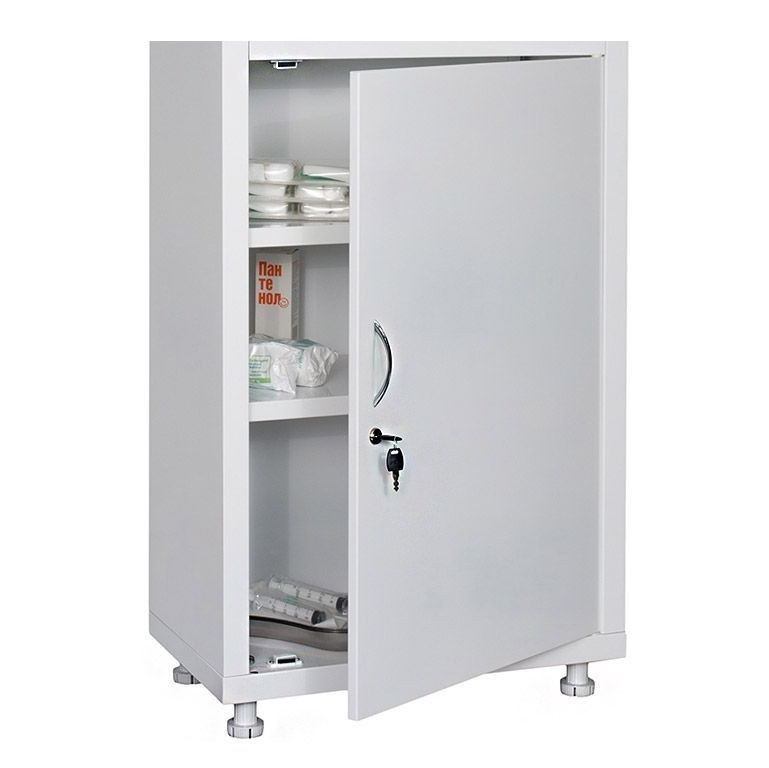 Шкаф медицинский HILFE MD 2 двери, 4 полки (1750/1850*600*400) метал., замок, бел. Hilfe - фото 3