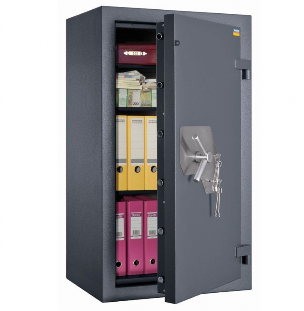Сейф взломостойкий (1200*680*510мм.) два ключевых замка, 3 полки, 3 класс, Форт 1268 KL, графит Valberg - фото 1