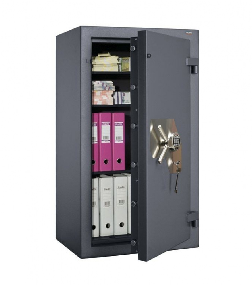 Сейф зламостійкий (1200*680*510мм.) елек/код. + ключовий замок, 3 полиці, 3 клас, Форт 1268 EL, граф Valberg - фото 1