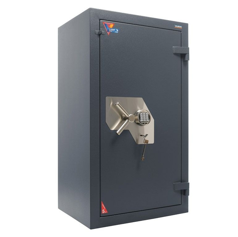 Сейф зламостійкий (1200*680*510мм.) елек/код. + ключовий замок, 3 полиці, 3 клас, Форт 1268 EL, граф Valberg - фото 3