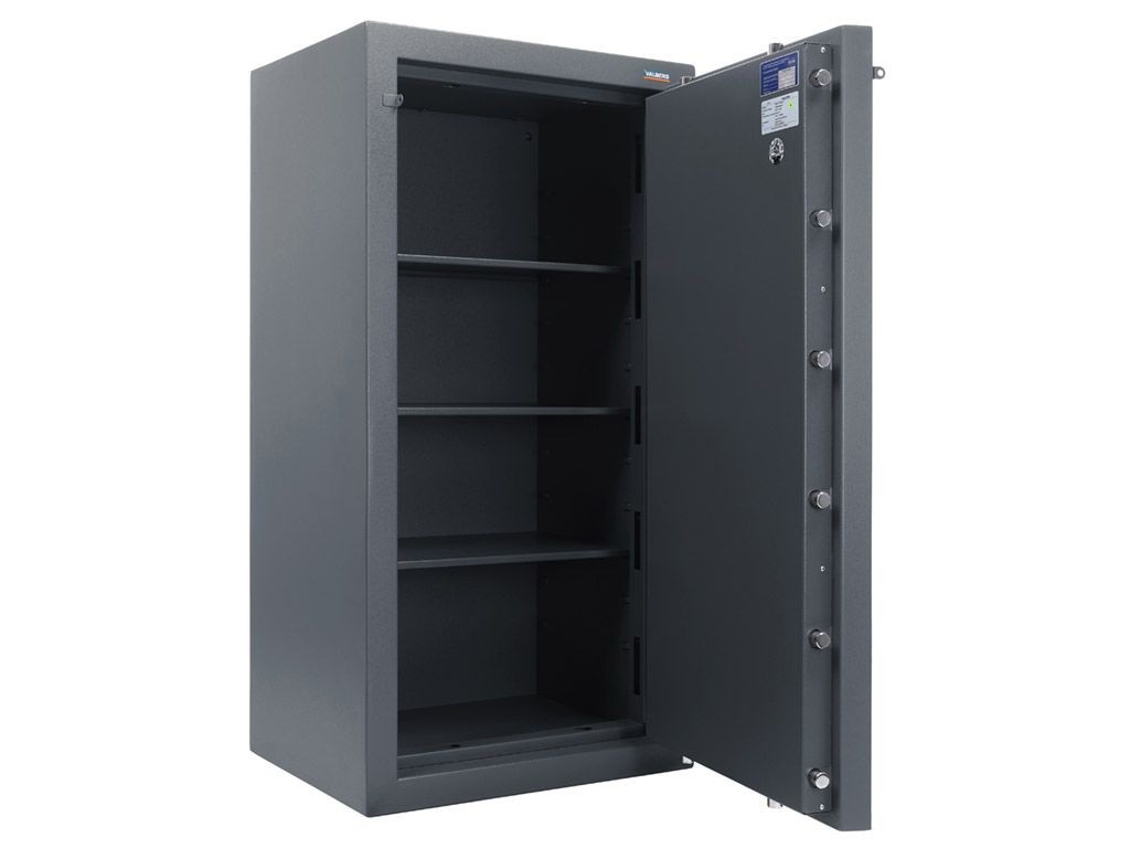 Сейф зламостійкий (1660*680*510мм.) єлек/код. + ключовий, 4 полиці, 3 клас, Форт -1668.EL, графіт Valberg - фото 3