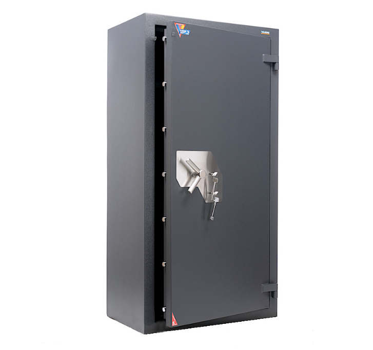 Сейф взломостойкий (1660*850*510мм.) два ключевых замка, 4 полки, 3 класс, Форт 1685 KL, графит Valberg - фото 3