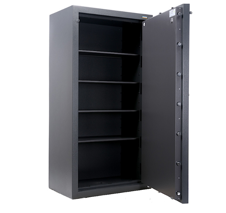 Сейф взломостойкий (1660*850*510мм.) два ключевых замка, 4 полки, 3 класс, Форт 1685 KL, графит Valberg - фото 5