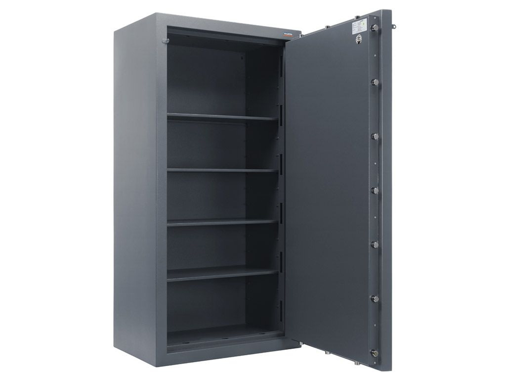 Сейф зламостійкий (1660*850*510мм.) елек/код. + ключовий, 4 полиці, 3 клас, Форт 1685 ЕL, графіт Valberg - фото 1