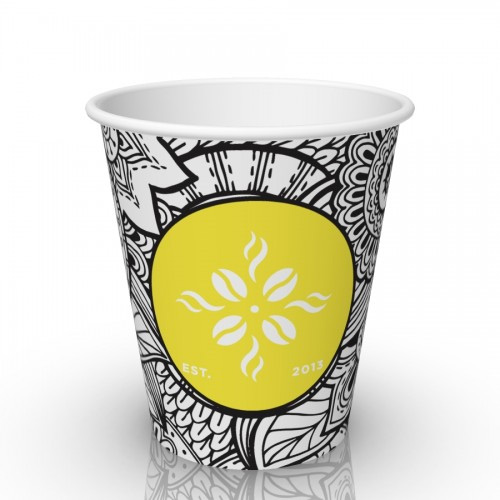 Стакан бумажный 175мл., 50шт./уп., с рисунком Украина - фото 1