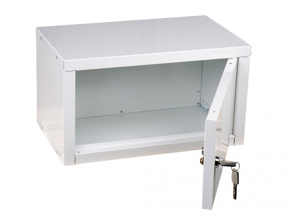 Шкаф медицинский Трейзер MD 1 дверь (240*427*252) метал., замок, бел. Практик - фото 1