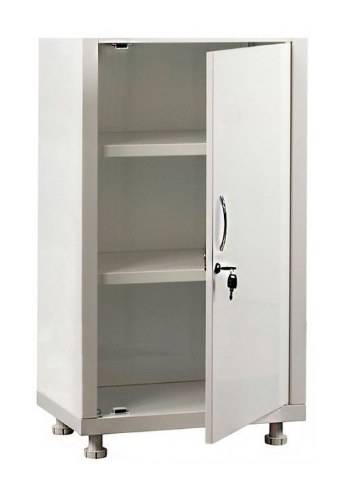 Шафа медична HILFE MD 2 двері, 4 полиці (1750/1850*600*400) метал., замок, біл. Hilfe - фото 4