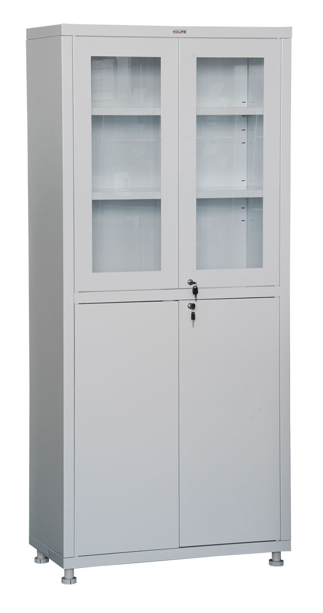 Шкаф медицинский HILFE MD 4 двери, 4 полки (1750/1850*800*400) метал., замок, бел. Hilfe - фото 1