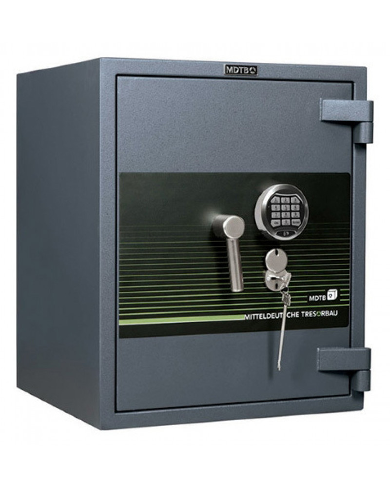 Сейф зламостійкий (670*550*520мм.) елек/код.+ ключовий, 1 полиці, 4 клас, Banker-M 67-EK, графіт MDTB - фото 1
