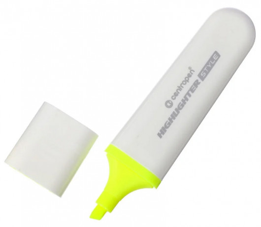 Маркер текстовий Highlighter 6252,  1-4,6мм., жовт. Centropen — фото 6