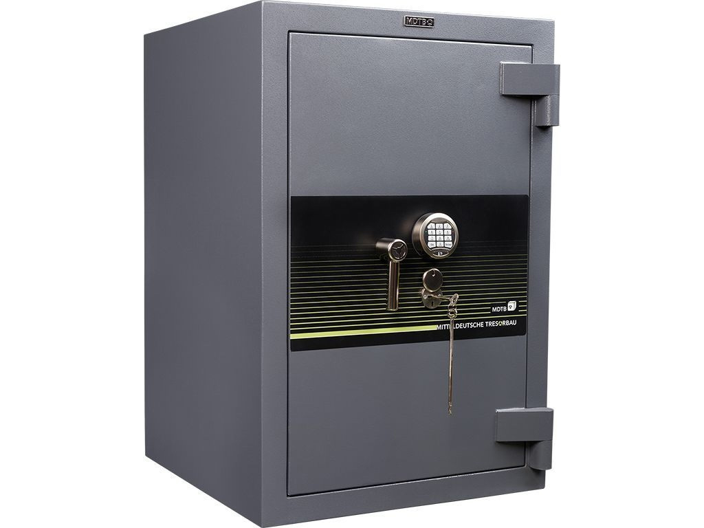 Сейф зламостійкий (1010*680*680мм.) елек/код.+ ключовий, 2 полиці, 5 клас, Burgas-1068 ЕK, графіт MDTB - фото 1