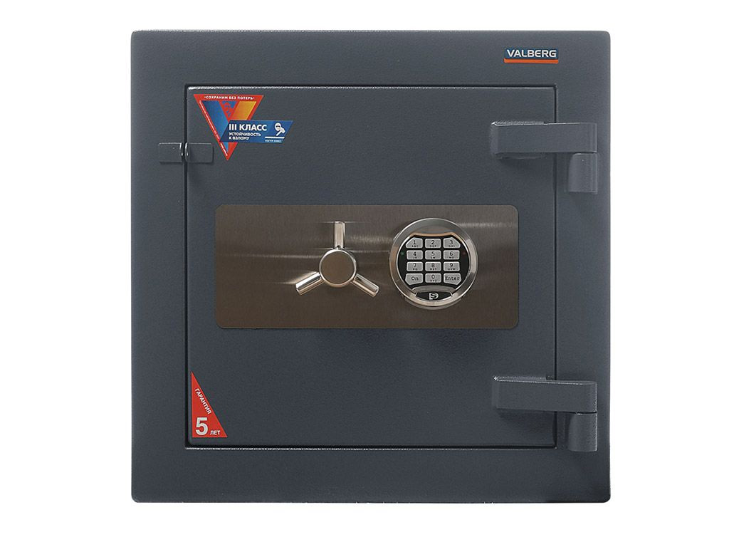 Сейф зламостійкий (500*510*510мм.) електроний кодовий замок, 1 полиця, 3 клас, Форт 50 EL, графіт Valberg - фото 3