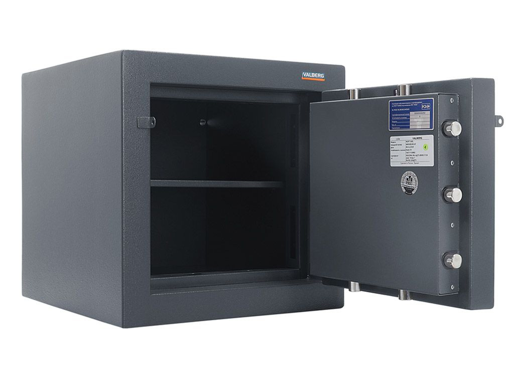 Сейф зламостійкий (500*510*510мм.) електроний кодовий замок, 1 полиця, 3 клас, Форт 50 EL, графіт Valberg - фото 4