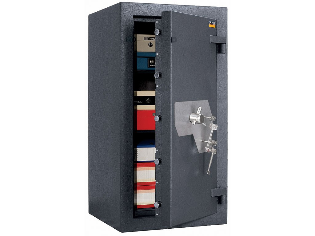 Сейф взломостойкий (990*510*510мм.) два ключевых замка, 3 полки, 3 класс, Форт 99 KL, графит Valberg - фото 1