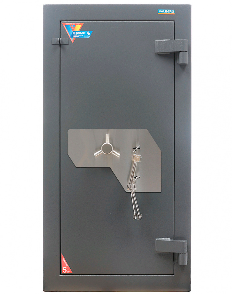 Сейф взломостойкий (990*510*510мм.) два ключевых замка, 3 полки, 3 класс, Форт 99 KL, графит Valberg - фото 2