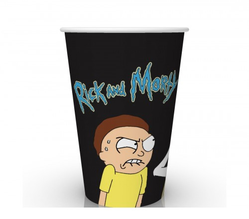 Стакани одноразові паперові 500мл. 50шт/уп. з малюнком Україна - фото 2