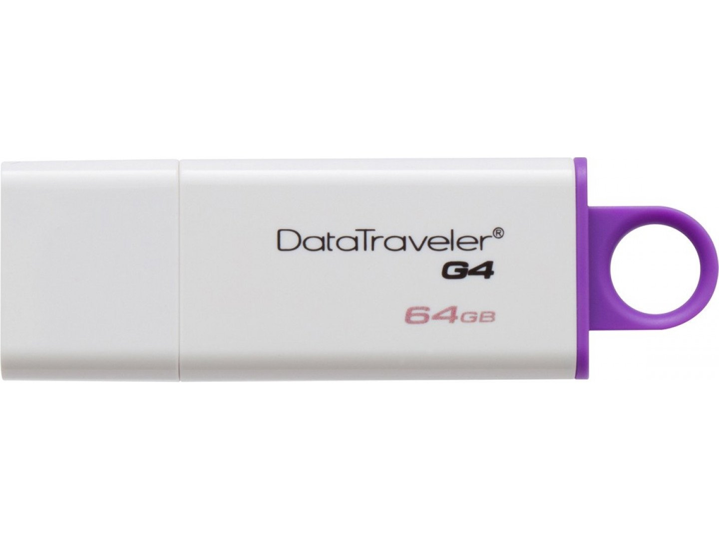 Флеш-память USB 3.0 Flash Drive 64Gb DTI Gen.4, пластик. корпус, бел. Kingston - фото 2