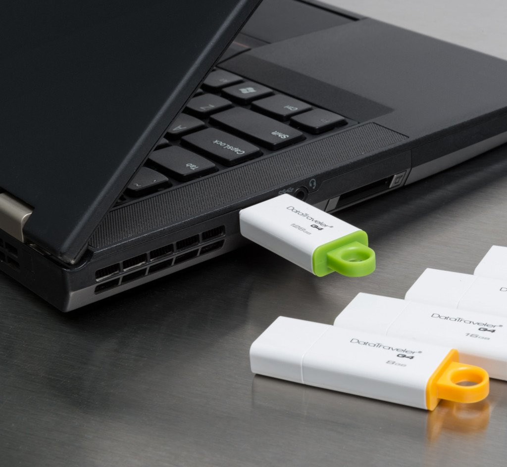 Флеш-память USB 3.0 Flash Drive 64Gb DTI Gen.4, пластик. корпус, бел. Kingston - фото 4