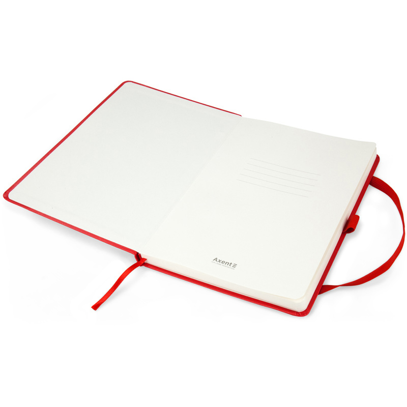 Книга записная Partner Prime А5 (145*210мм.), 96л, клетка, красн. Axent - фото 9