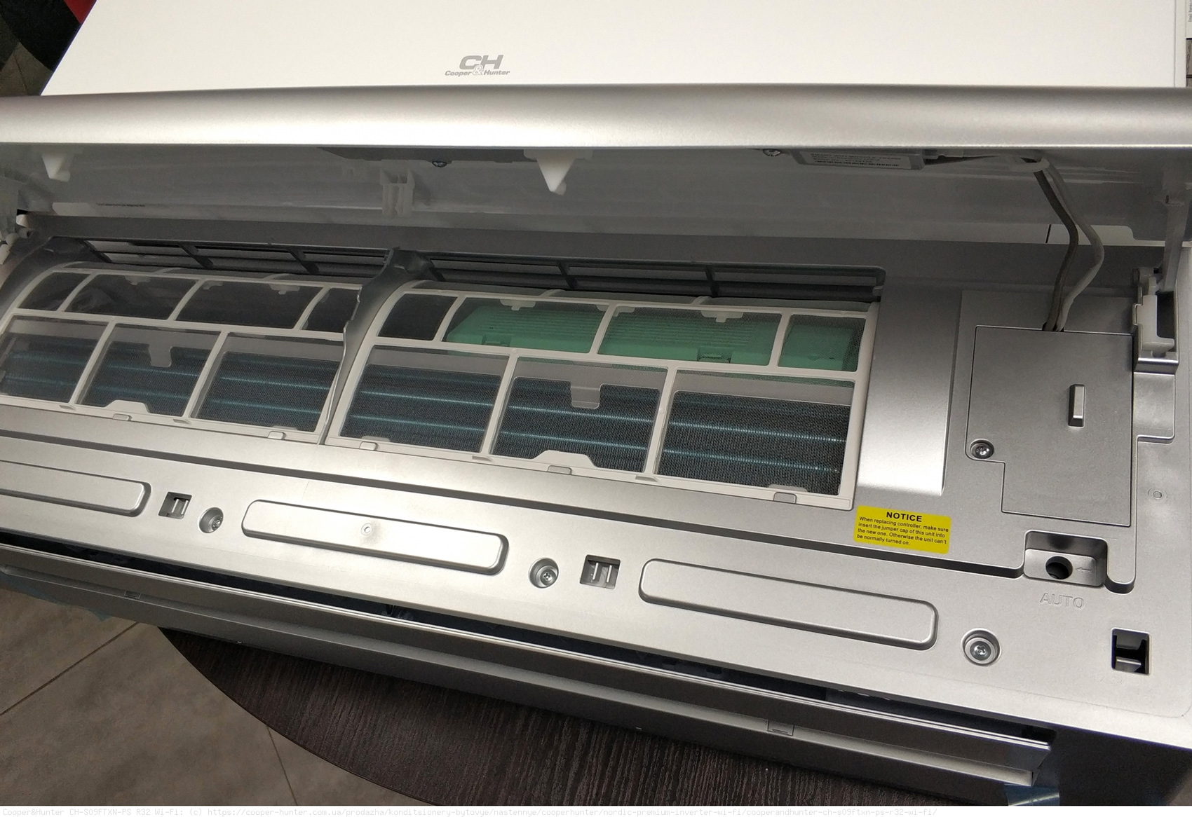 Кондиционер сплит система CH-S09FTXN-PS R32, Wi-Fi, серебр. Cooper&Hunter - фото 3