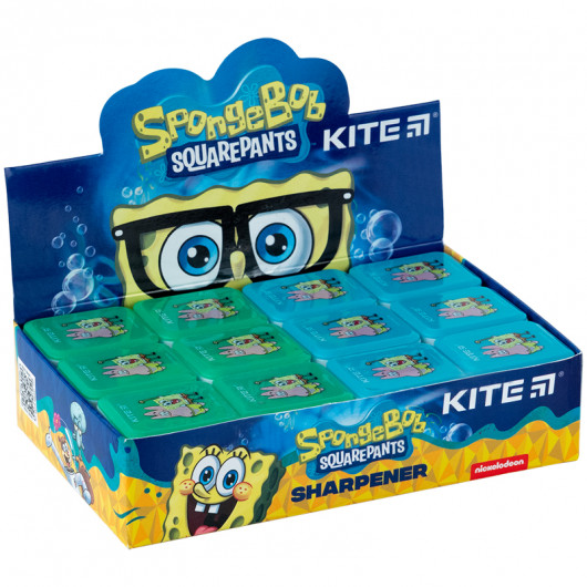 Точилка с контейнером прямоугольная SpongeBob Kite - фото 5