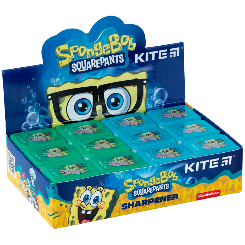 Точилка с контейнером прямоугольная SpongeBob Kite - фото 5