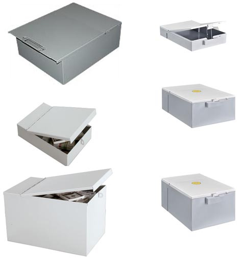 Касета депозитна (50*210*355) Сталь, сірий Valberg - фото 1