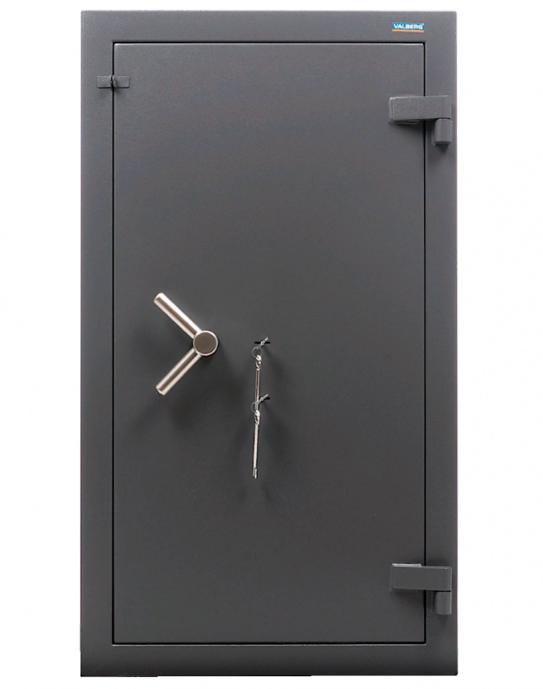 Сейф зламостійкий (1200*680*510мм.) два ключових замка, 2 полиці, 3 клас, Граніт III-1268.KL, графі Valberg - фото 4