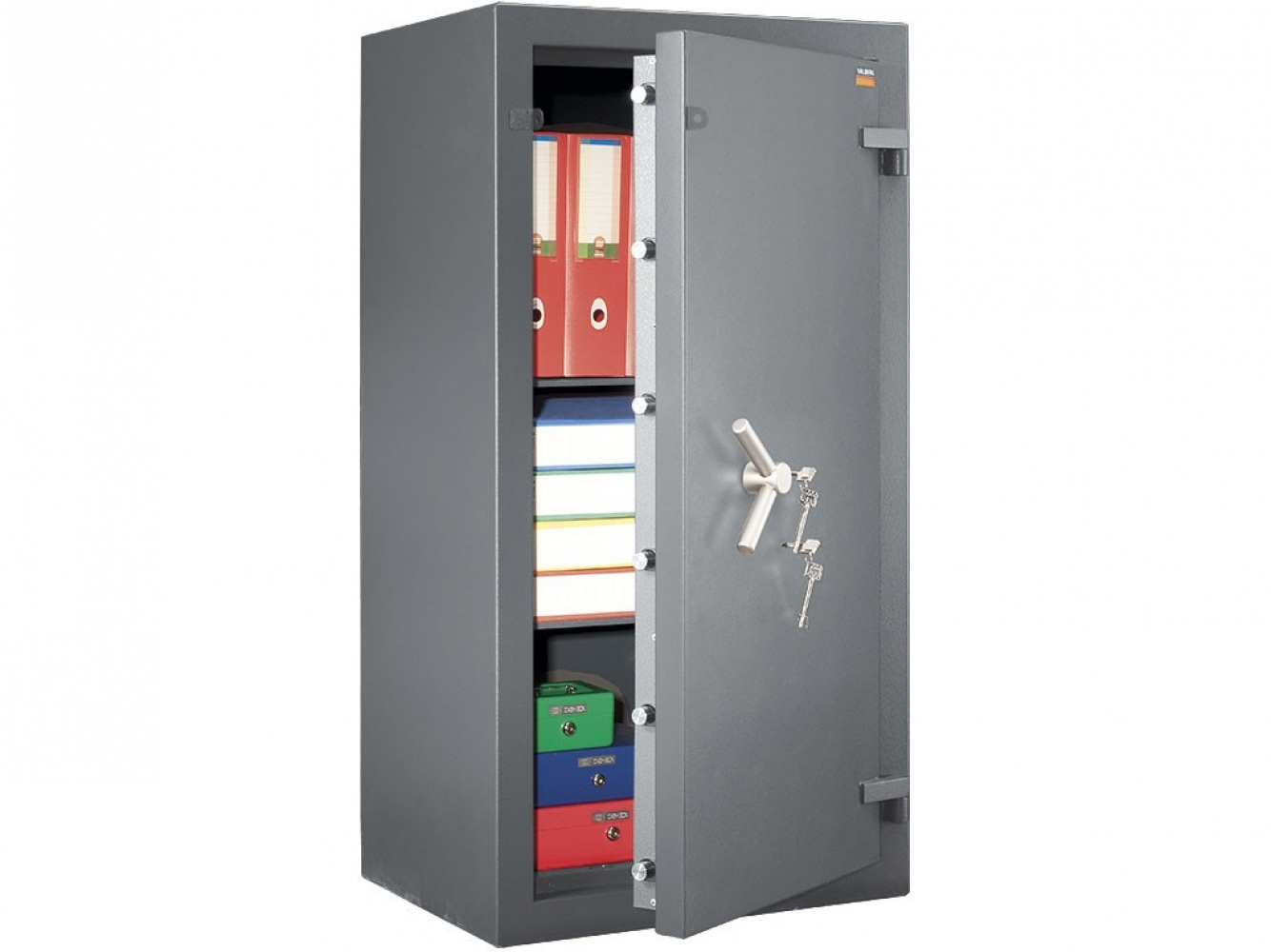 Сейф взломостойкий (1320*680*510мм.) два ключевых замка, 2 полки, 3 класс, Гранит III-1368.KL, графи Valberg - фото 1