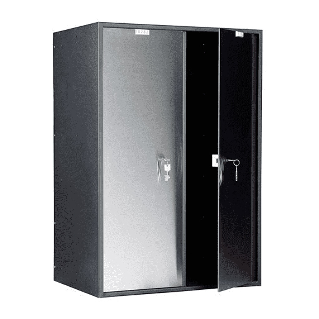 Блок депозитних скриньок (920*635*430) ключовий замок, 2 комірки, алюміній Valberg - фото 1