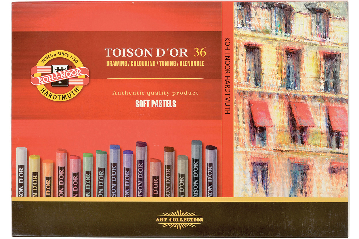 Пастель сухая 36 цветов, TOISON D'OR 8515 Koh-i-noor - фото 6