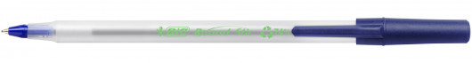 Ручка шариковая Round Stic Eco, корпус прозр., стержень син. Bic - фото 3