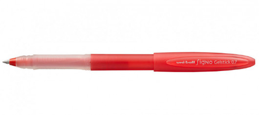 Гелева ручка Uni-ball Signo Gelstick 0,7мм., корпус червон., ст. червон. Uni — фото 6