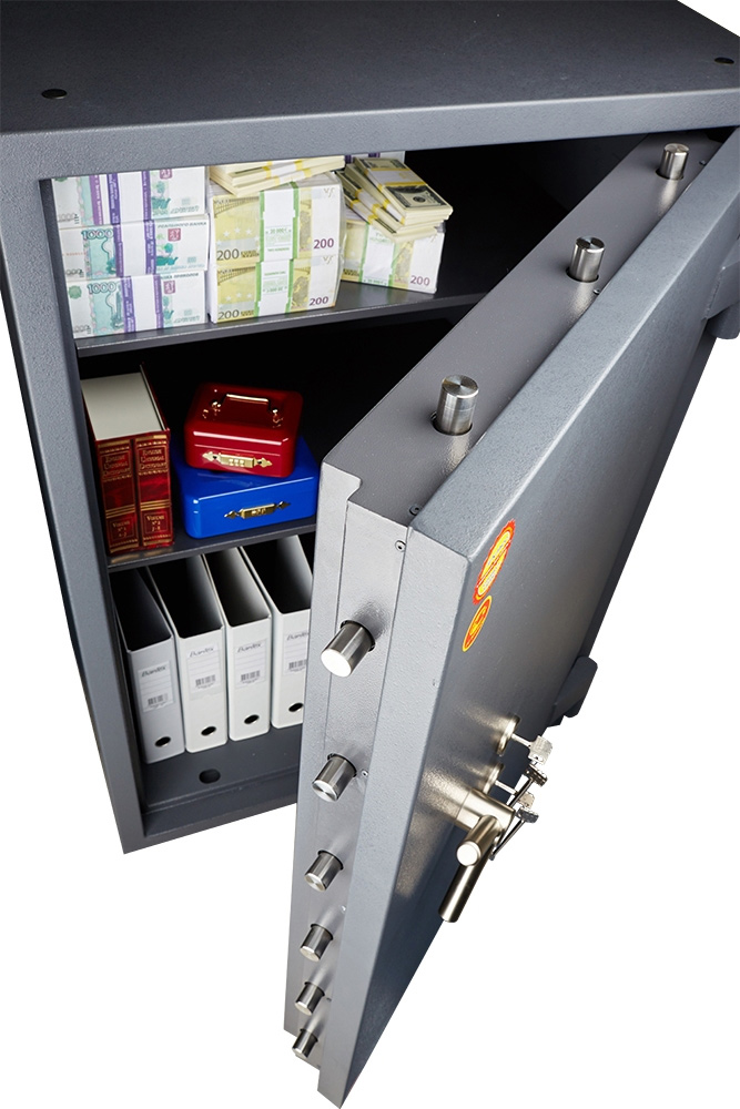 Сейф зламостійкий (1320*680*510мм.) з двома ключовимі замками, 2 полиці, 2 клас, Bastion-M 1368-2K,  MDTB - фото 2