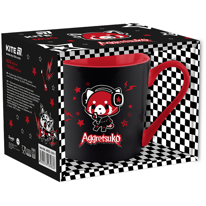 Чашка 400 мл, «Aggretsuko»-1 Kite — фото 2