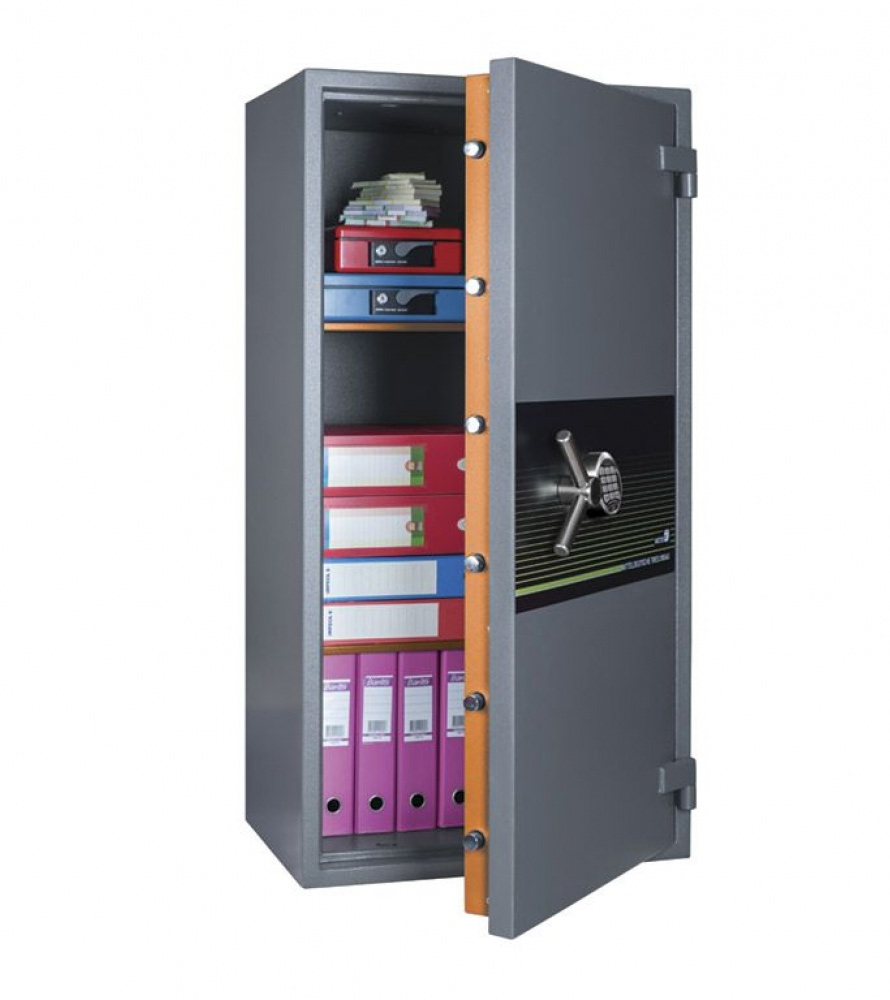 Сейф зламостійкий (1320*680*510мм.) елек/код.+ ключовий замок, 2 полиці, 2 клас, Bastion-M 1368-EK,  MDTB - фото 1