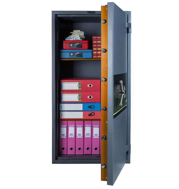 Сейф зламостійкий (1320*680*510мм.) елек/код.+ ключовий замок, 2 полиці, 2 клас, Bastion-M 1368-EK,  MDTB - фото 3