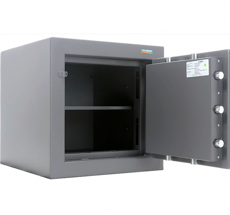 Сейф взломостойкий (500*510*510мм.) ключевой замок, 1 полка, 3 класс, Гранит III-50, графит Valberg - фото 3