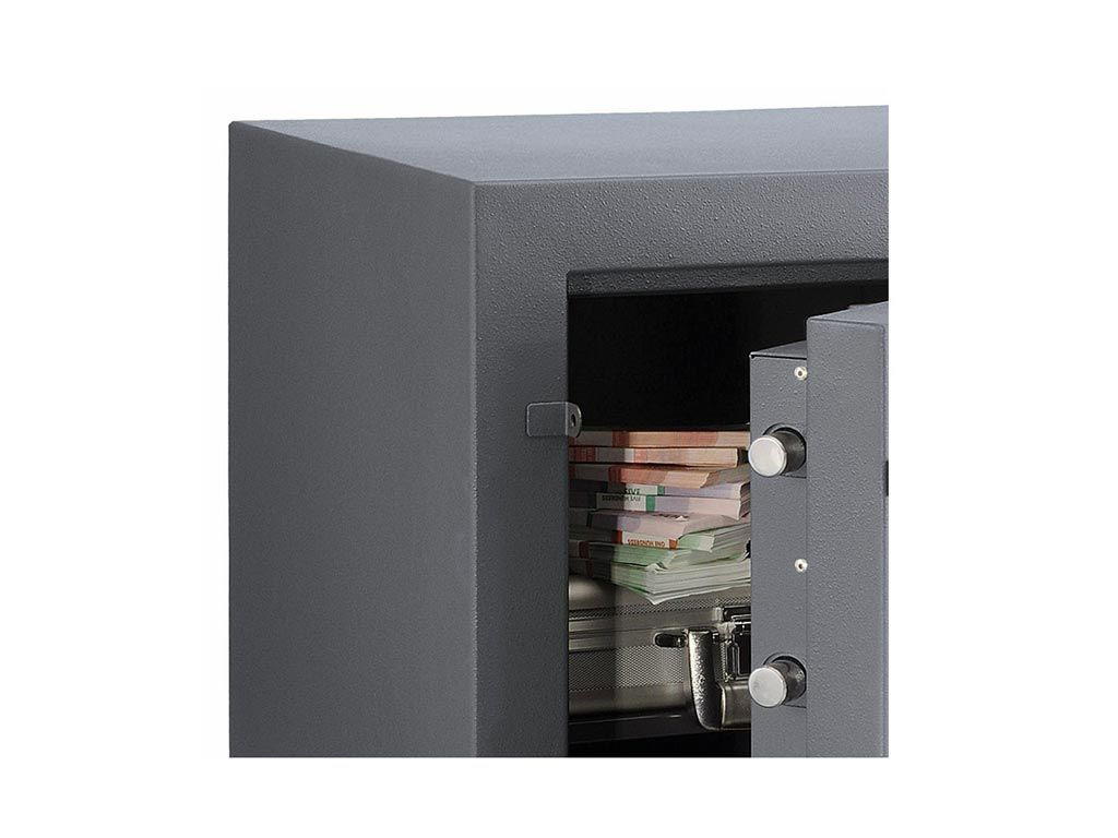 Сейф взломостойкий (670*510*510мм.) два ключевых замка, 1 полка, 3 класс, Гранит III-67.KL, графит Valberg - фото 1