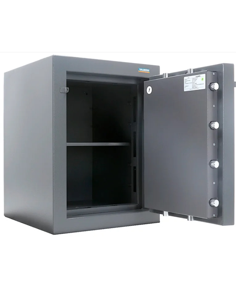 Сейф взломостойкий (670*510*510мм.) два ключевых замка, 1 полка, 3 класс, Гранит III-67.KL, графит Valberg - фото 4