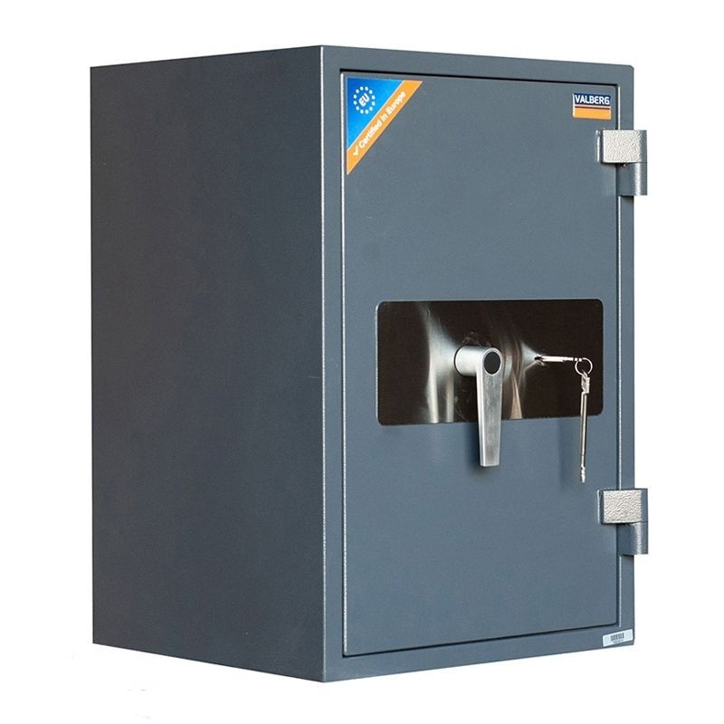 Сейф огневзломостойкий (655*440*430мм.) ключ/замок, 1 полка, кас/ячейка 2 класс. Protector PLUS 65 T Valberg - фото 1